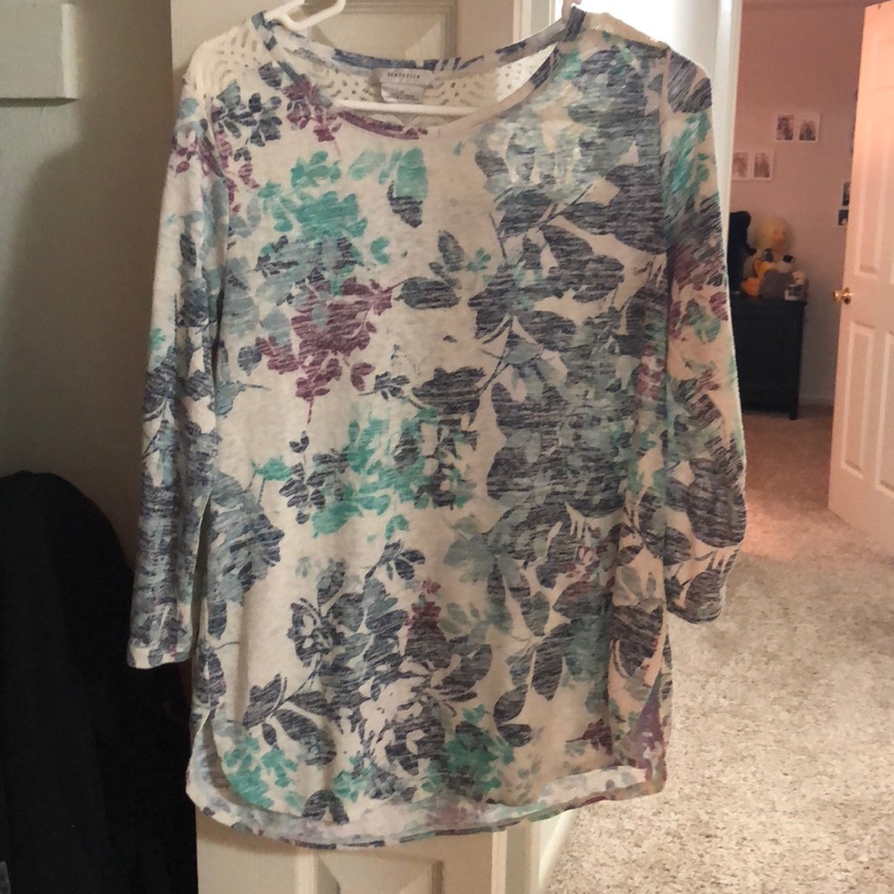 3/4 sleeve knit top